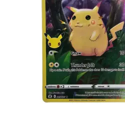 Pikachu 5/25 Pokemon Celebrations 25th Anniversary Set Full Art Card - Image 2
