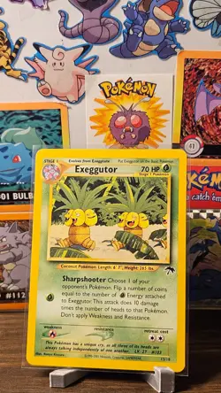 Vintage Pokemon Exeggutor Non-Holo Card 13/18 Southern Islands - lightly played - Image 1