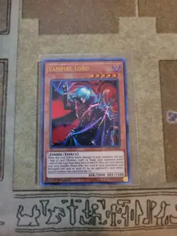 YUGIOH VAMPIRE LORD LCKC-EN024 ULTRA 1ST EDITION NM - Image 1