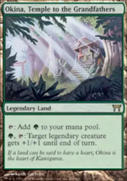 [1x] Okina, Temple to the Grandfathers Near Mint, English Champions of Kamigawa - Image 1