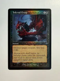 Infernal Grasp (Retro Frame) 385 MTG Innistrad Remastered Foil - Image 1