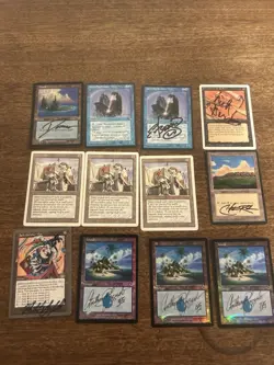 SIGNED MtG Magic Artist Proof Lot Vintage Rare Find Winner Signature + More - Image 1