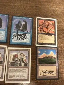 SIGNED MtG Magic Artist Proof Lot Vintage Rare Find Winner Signature + More - Image 3