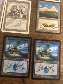 SIGNED MtG Magic Artist Proof Lot Vintage Rare Find Winner Signature + More - Image 4