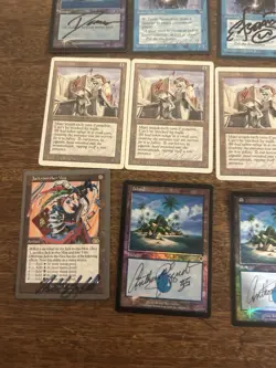 SIGNED MtG Magic Artist Proof Lot Vintage Rare Find Winner Signature + More - Image 5