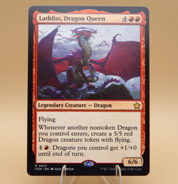 Lathliss, Dragon Queen | 627 | Rare | Regular | Foundations | MTG - Image 1