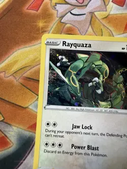 Rayquaza SWSH029 SWSH: Sword & Shield Promo Cards Holo Swirl Pokemon TCG Card NM - Image 2
