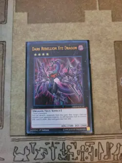 YUGIOH DARK REBELLION XYZ DRAGON LEDD-ENC32 ULTRA 1ST ED NM ALT ART - Image 1