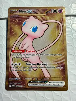 Mew ex - (151 Metal Card) 205/165 Sv: Scarlet & Violet 151 Pokemon Card - Image 1