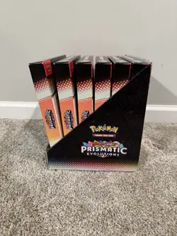Pokemon TCG Prismatic Evolutions Poster Collection Set Of 6 w/ Display Case. - Image 3
