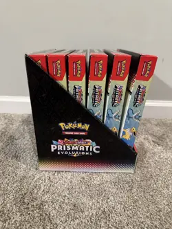 Pokemon TCG Prismatic Evolutions Poster Collection Set Of 6 w/ Display Case. - Image 5