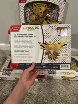 Pokemon TCG S&V 151 Zapdos EX Collection Box Lot of 5 - Image 2