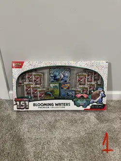 Pokemon TCG Scarlet & Violet 151 Blooming Waters Premium Collection Box Sealed#1 - Image 1
