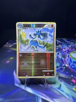 Pokemon Lucario 19/95 - Unleashed 2010 Reverse Holo Rare TCG Card - Image 1