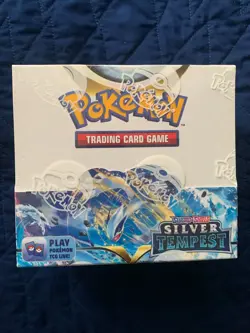 Pokemon TCG Sword & Shield Silver Tempest Booster Box 36 Packs Factory Sealed 820650860911 - Image 1