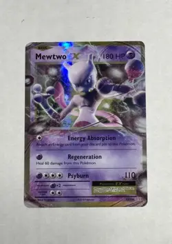 Mewtwo EX NM Pokemon #52/108 Evolutions - Image 1