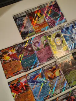 Japanese Modern EX+ Full Art Pokemon Card Lot 33 Pack LP-NM Condition - Image 2
