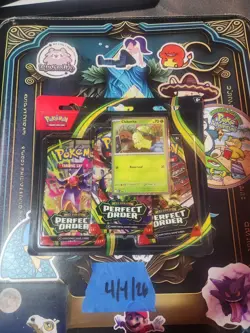 Pokemon Perfect Order - Chikorita 3-Pack Booster Blister Factory Sealed - Image 1