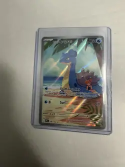 Misty's Lapras 194/182 Illustration Rare Pokemon Sv10: Destined Rivals Holo NM - Image 1