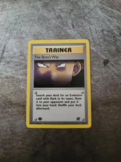 Pokemon Trainer The Boss's Way 1st Edition Team Rocket 73/82 NM - Image 1