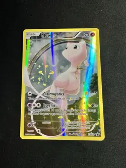 Pokemon TCG Mew XY110 Full Art Mythical Collection Black Star Promo Holo NM - Image 1