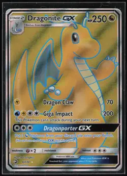 Pokemon TCG Dragonite GX (Full Art) #67/70 Dragon Majesty - Image 1