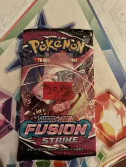 Very Heavy! 20.89 Gram Pokemon Fusion Strike Booster Pack Sealed - Image 2