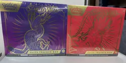 2023 Pokemon Scarlet & Violet Base Set ETB (Miraidon & Koraidon) Factory Sealed - Image 1