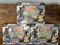 3x Pokemon Unova Victini Illustration Collection Boxes Black Bolt & White Flare - Image 1