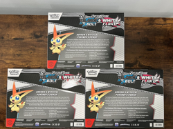 3x Pokemon Unova Victini Illustration Collection Boxes Black Bolt & White Flare - Image 2