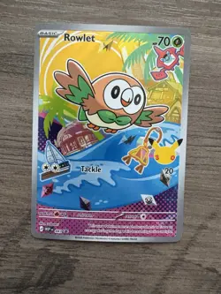 Rowlet Full Art Promo ME: Mega Evolution Promo 043 Pokemon TCG - Image 1