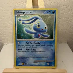 Manaphy 4/12 Diamond & Pearl Trainer Kit Holo Pokemon TCG - Image 1