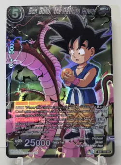 Son Goku, the Path to Power EB1-51 SR FOIL Dragon Ball Super Card Game NM/M - Image 1
