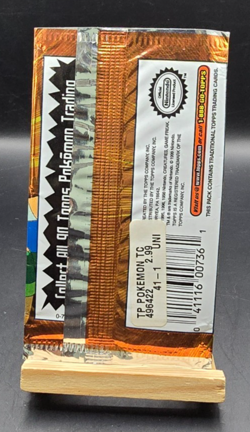 Pokemon TCG 1999 Topps TV Animation EMPTY Booster Pack - Image 2