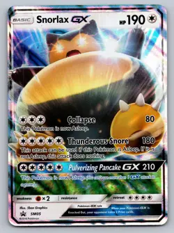 Snorlax GX - SM05/SM05 Holo Promo Sun & Moon Promo Near Mint - Image 1