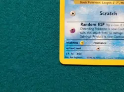 Pokemon Sabrina's Psyduck Gym Challenge 99/132 Regular Unlimited WoTC Vintage - Image 4