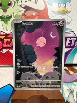 Munna 116/086 Illustration Rare - Black Bolt English - Pokemon TCG - SHIPS FAST - Image 1
