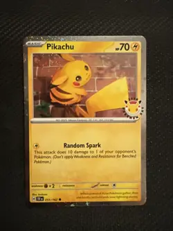 Pikachu 30th Anniversary Promo 051/162 Pokemon Day 2026 Stamp - Image 1