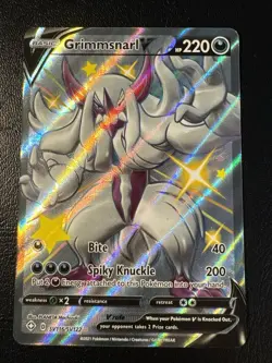 NM Grimmsnarl V Shiny Holo Rare SV116 Shining Fates Vault (SHFSV) Pokemon TCG - Image 1