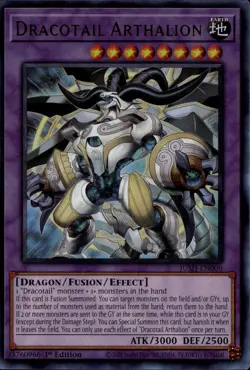Yu-Gi-Oh! Dracotail Arthalion Ultra Rare JUSH-EN006 - Image 1