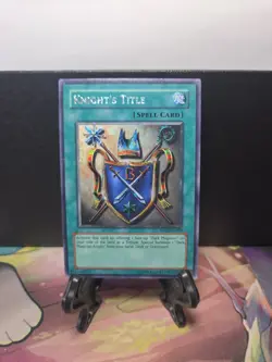Yu-Gi-Oh Knight's Title ROD-EN002 Prismatic Secret Rare LP- - Image 1