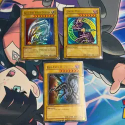 Blue-Eyes White Dragon Dark Magician Red-Eyes B. SDK SDJ SDY Ultra Rare Yugioh - Image 1