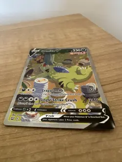 Pokemon TCG Tyranitar V Sword & Shield - Battle Styles 155/163 Holo Full Art - Image 3