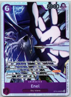 Enel OP15-060 Super Rare Adventure on Kami's Island One Piece NM - Image 1