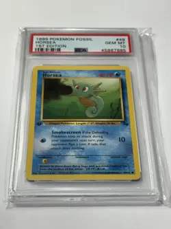 1999 Pokemon 1st Edition Fossil Horses #49 Card WOTC TCG Gem Mint PSA 10 💎 - Image 1