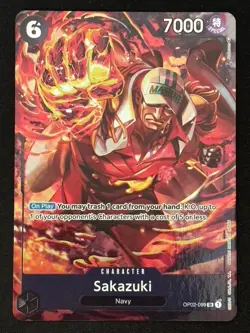 Sakazuki (OP02-099) (Alternate Art) - Paramount War (OP02) - One Piece - Image 1