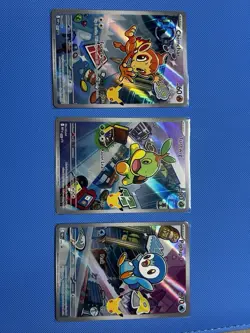 Pokemon TCG First Partner Illustration Collection Series 1 Gen 4 Sinnoh Starters - Image 1