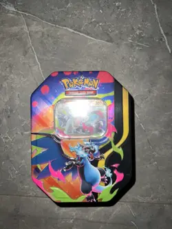 Pokemon Trading Card Game (TCG): Mega Charizard x Ex Tin - Brand New and Sealed - Image 1