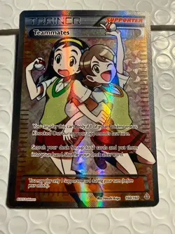 Teammates (160 Full Art) 160/160 XY - Primal Clash Holo Pokemon Card - Image 1