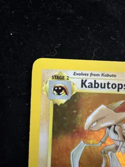 Kabutops 9/62 Holo Fossil Pokemon Card - Image 2